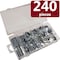 Blue Donuts Screw, Nut, Washer Bolt Set, Variety of Sizes, 240 Pieces BD3536222 - alternate 1